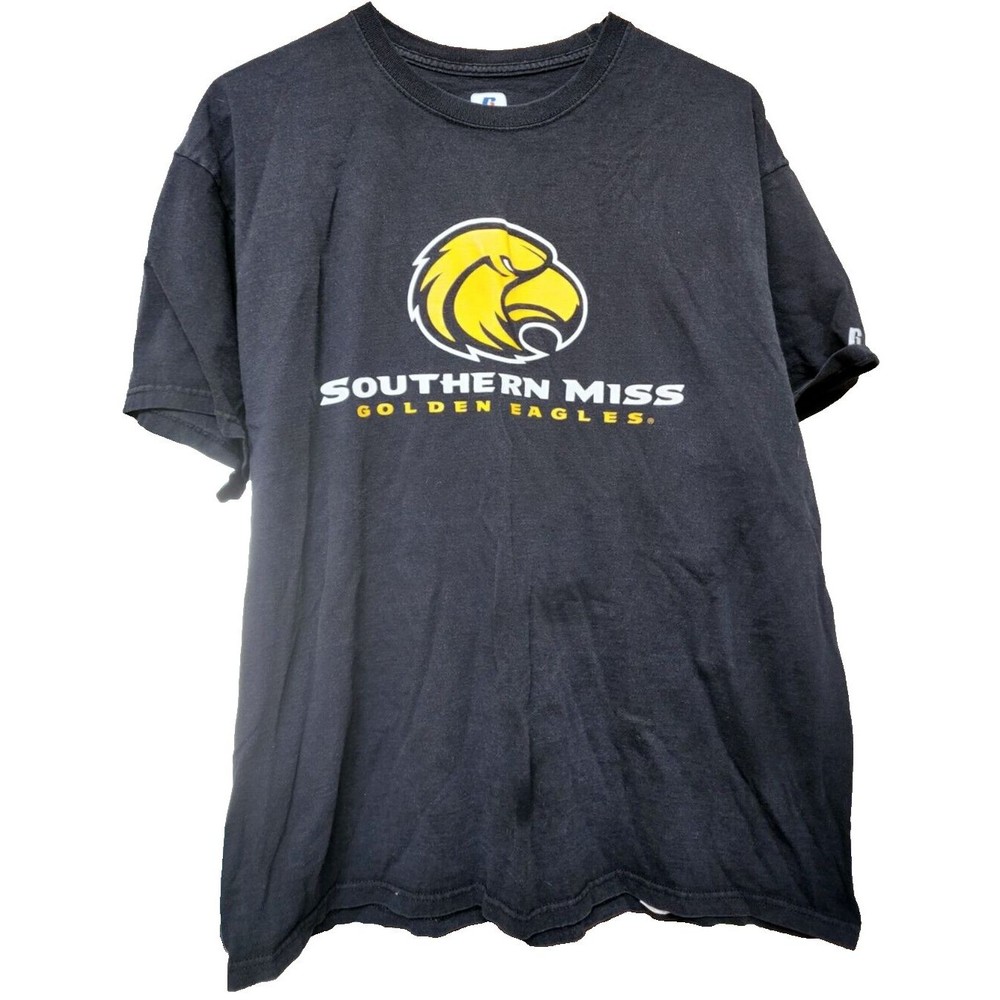 Southern Miss Golden Eagles Black T-Shirt Size XL college